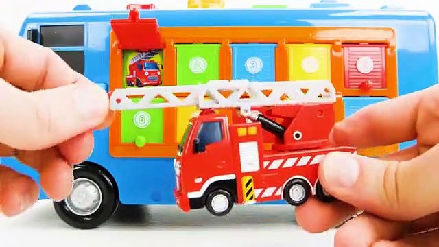 Teach Babies Colors, Numbers, and Vehicles with Tayo the Little Bus Toy Video for Kids-