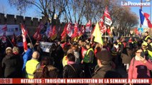 Retraites : à Avignon, quelques centaines de manifestants