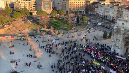 Retraites : fin de la manifestation à Marseille, début des animations Porte d’Aix