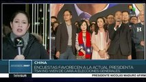 Todo listo en Taiwán para próximas elecciones presidenciales