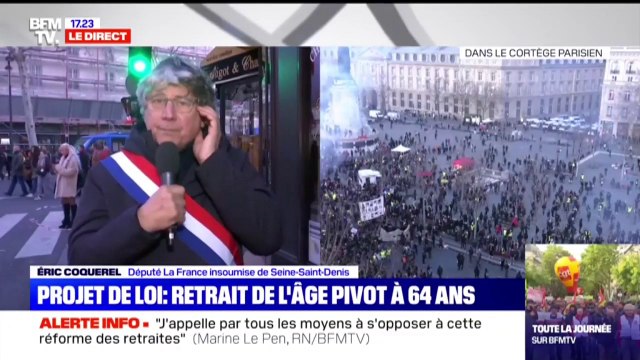 Éric Coquerel (LFI) sur les retraites: Quand tout un peuple qui est mobilisé contre vous, à un moment donné il faut entendre raison