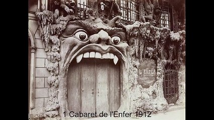 The most famous French cabarets and theaters early 20th century