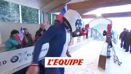 Heinrich déçu - Bobsleigh - CM (H)