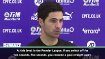 Arteta laments Arsenal focus in Palace draw