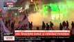 Les forces de l'ordre en difficulté face à centaines de casseurs Place de la République à Paris