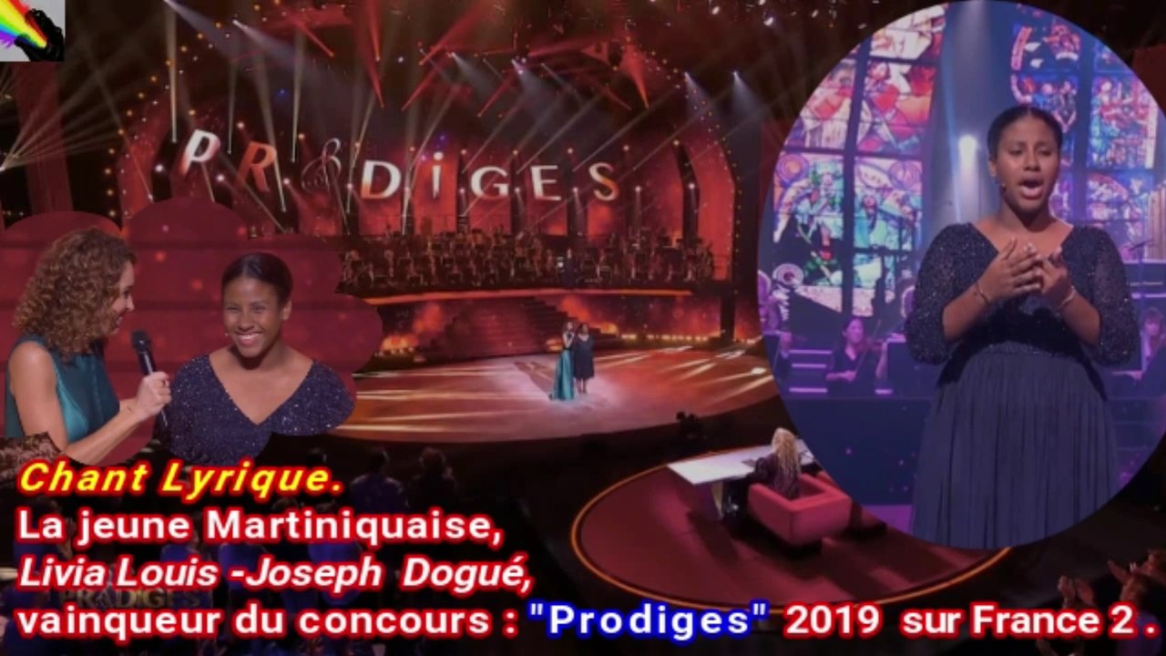 ✰La Martiniquaise Livia Louis-Joseph Dogué, Remporte le concours "Prodiges" 2019 sur France 2.✰