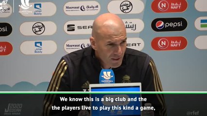 Playing finals is in Real Madrid DNA - Zidane