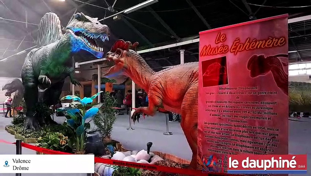 Valence : les dinosaures envahissent le parc de...