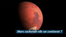 Un continent caché sous la surface de Mars