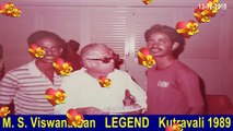 Legend M. S. Viswanathan By M. Thiravidaselvan (singapore) Vol 237 Kutravali 1989