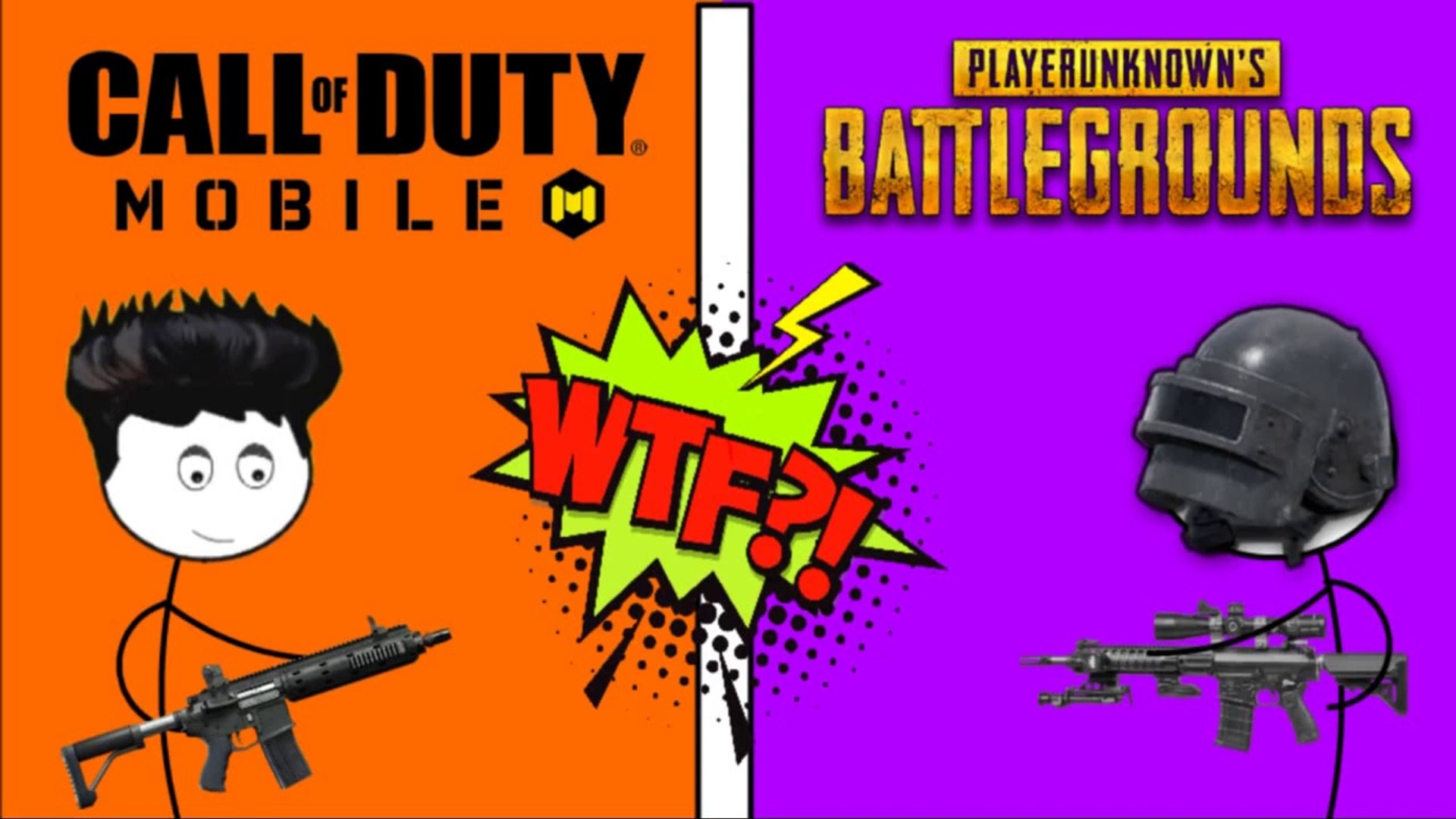 ⁣Pubg gamer vs Call of duty mobile gamer