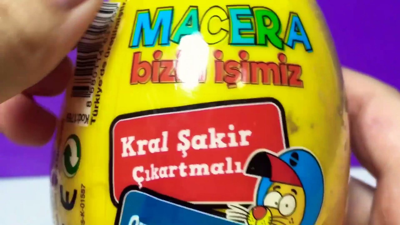 Kral Şakir Sürpriz Yumurtaları Açıyoruz ! Kral Şakir Çizgi Film Oyuncakları