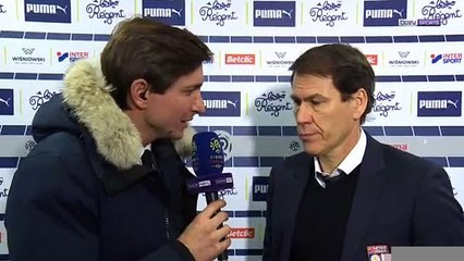 OL - Garcia : "Un plaisir de voir mon équipe jouer comme ça"