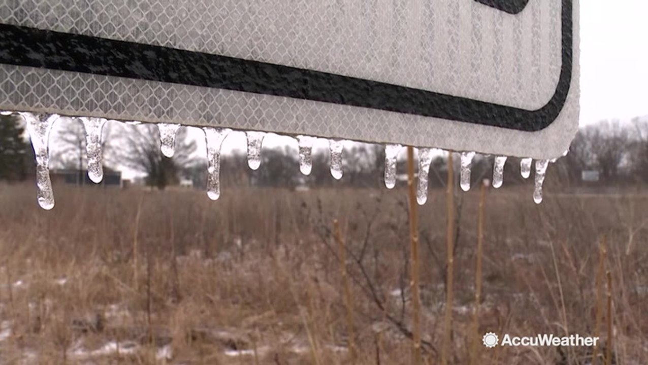 Slick streets and icy windshields galore