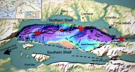 Prof. Dr. Naci Görür'den uyarılı deprem paylaşımı! Haritayı göstererek sıkıntı olduğuna dikkat çekti