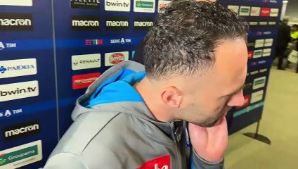 Lazio - Napoli: Ospina in zona mista
