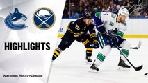 NHL Highlights | Canucks @ Sabres 1/11/20