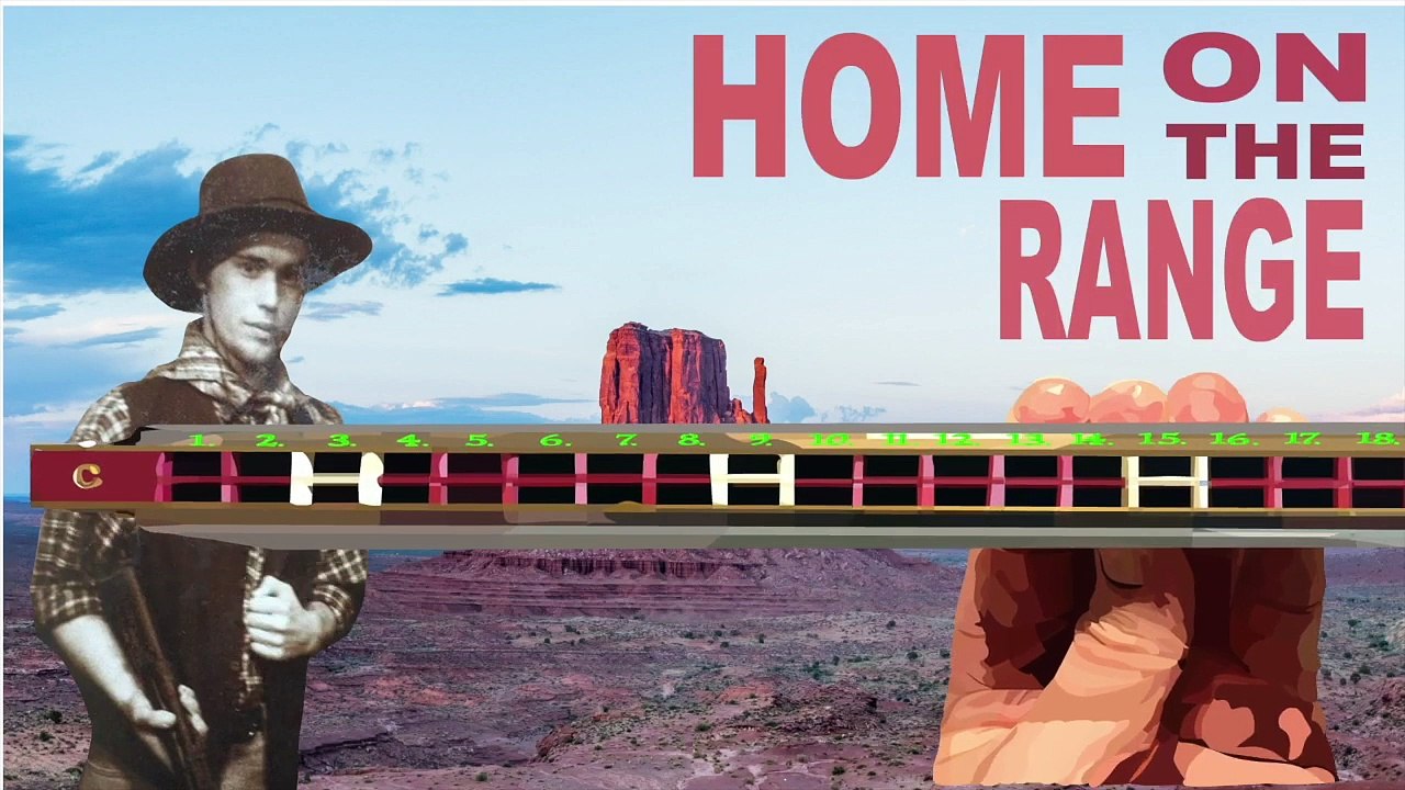 How to Play Home on the Range on a Tremolo Harmonica with 24 Holes