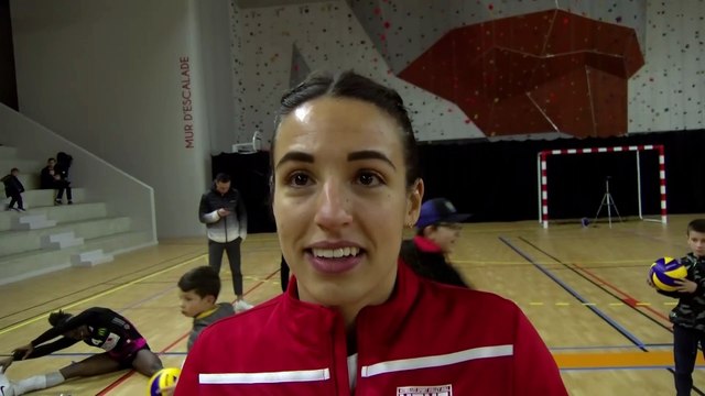 La centrale de Vitrolles Sport Volley Oceane Prenat après la défaite face à Istres