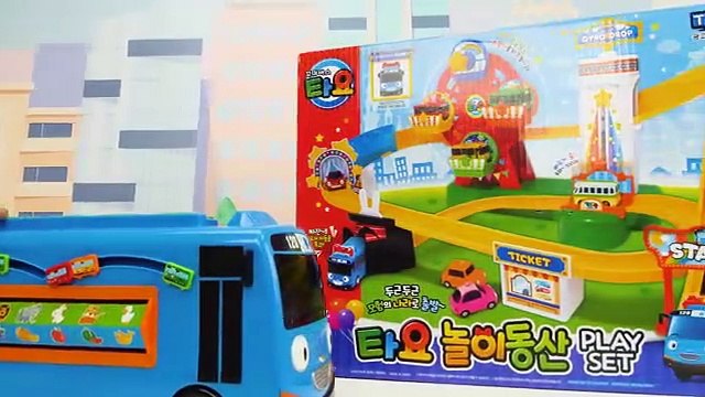Car Toys for Toddlers - Tayo the Little Bus Amusement Park Playset-