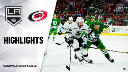 NHL Highlights | Kings @ Hurricanes 01/11/20