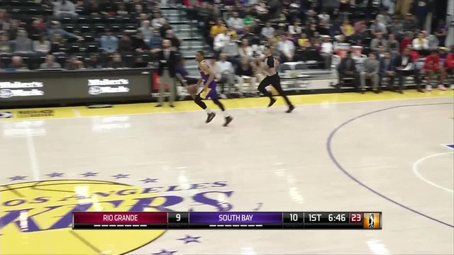 Ray Spalding Posts 10 points & 10 rebounds vs. South Bay Lakers