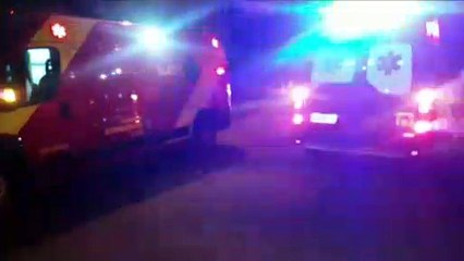 Duas pessoas ficam feridas em colisão entre carro e moto no Neva