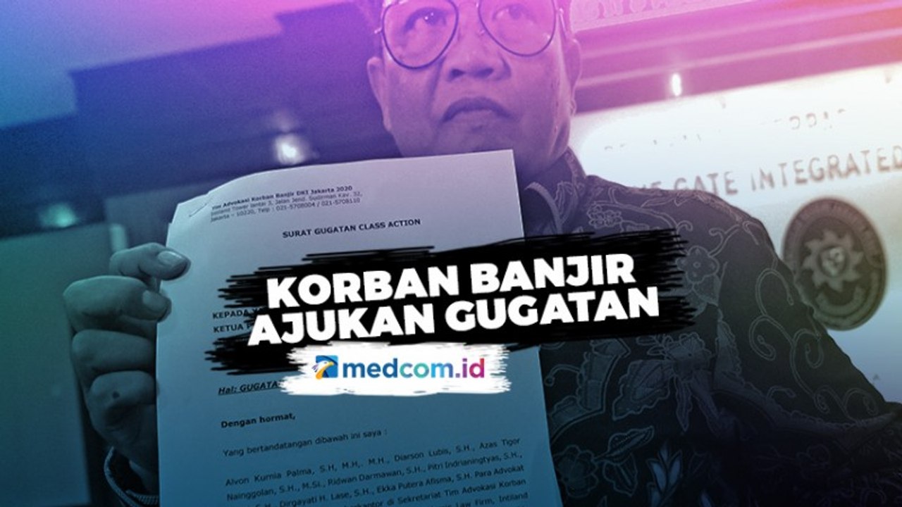 Korban Banjir Jakarta Ajukan Gugatan ke Pemprov DKI