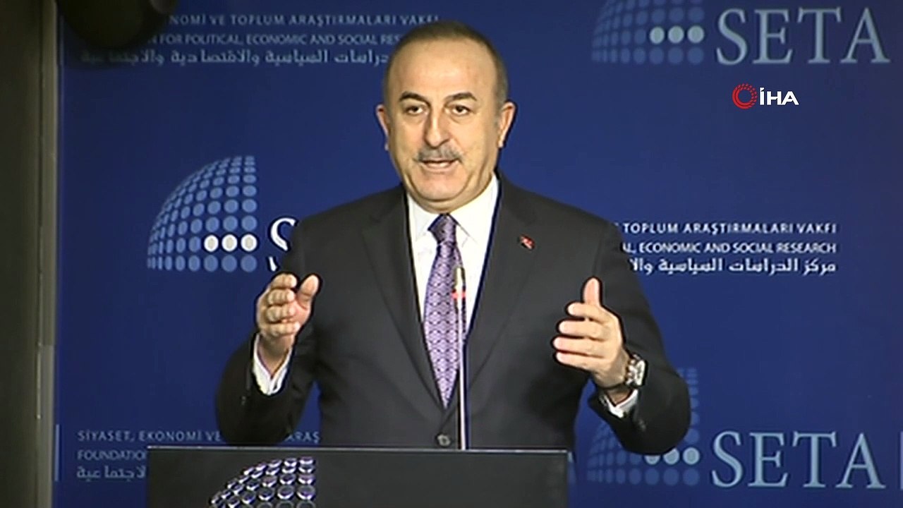 Dışişleri Bakanı Mevlüt Çavuşoğlu, SETA'da 'Küresel Belirsizlik Ortamında Türk Dış Politikası' konulu panelde konuştu