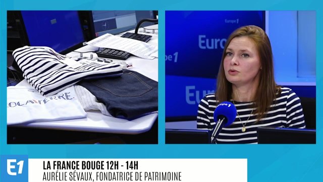 La France bouge : Aurélie Sévaux, fondatrice de Patrimoine , ligne de vêtements homme et femme, 100% bio, qui propose des produits intemporels