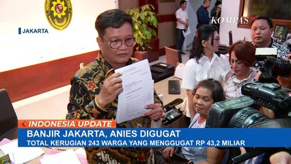 Anies Dilaporkan 243 Warga Soal Banjir Jakarta