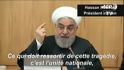 Catastrophe aérienne en Iran: Rohani appelle à l'"unité nationale"