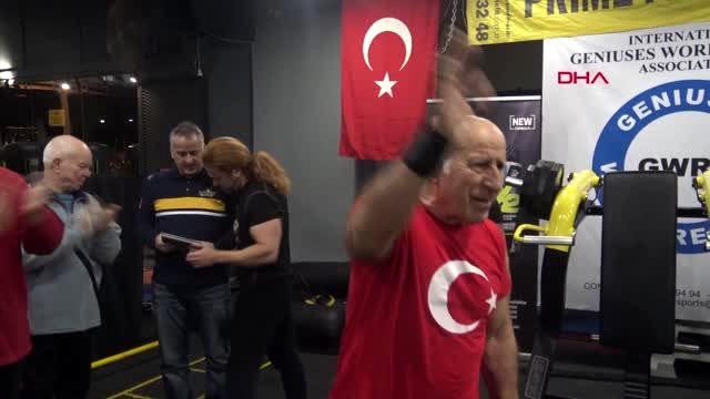 Spor 71 yaşındaki sporcu hayrettin sönmez, guinness rekorlar kitabı'na girdi