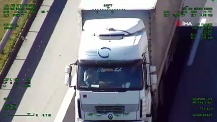 Gaziantep'te helikopter destekli trafik denetimi