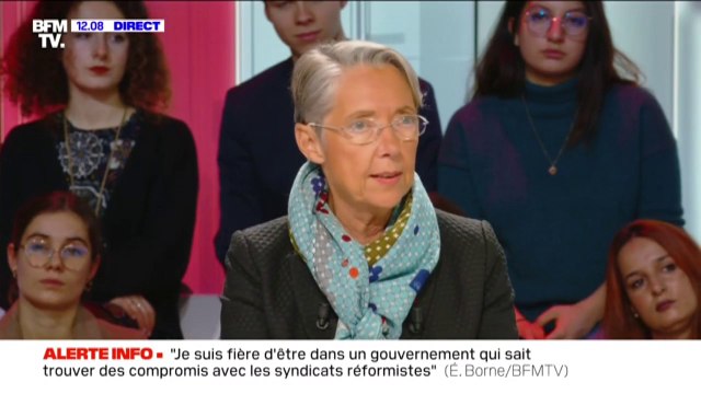 Élisabeth Borne: Il n'y a plus aucune raison que ce mouvement de grève se poursuive après les annonces sur l'âge pivot