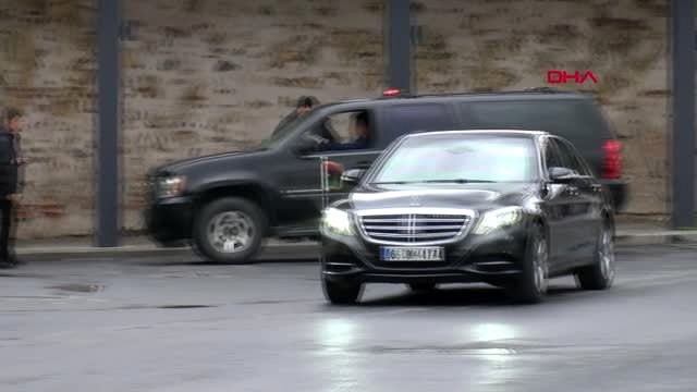 Libya başbakanı el sarraç, dolmabahçe çalışma ofisine geldi