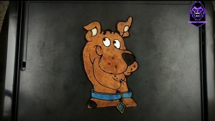 Scooby Doo pancake art
