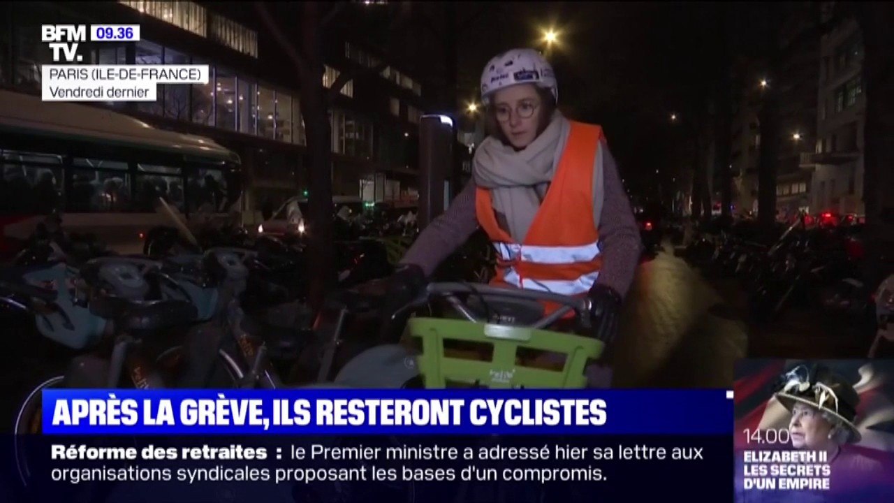 Ils sont devenus cyclistes avec la grève et ils comptent le rester une fois celle-ci terminée
