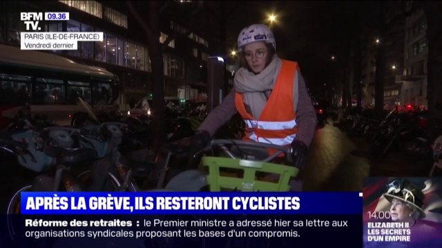 Ils sont devenus cyclistes avec la grève et ils comptent le rester une fois celle-ci terminée