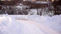 Bilecik'in bazı köylerinde kar kalınlığı 1 metreye yaklaştı