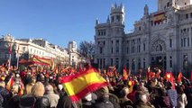 İspanya'da aşırı sağdan, sol koalisyon hükümeti karşıtı gösteri