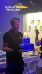 Lazio, la festa di Leiva