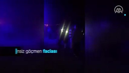 Çeşme'de düzensiz göçmen faciası