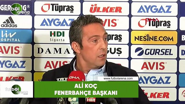 Ali Koç: Fenerbahçe'den bu kadar mı korkuyorsunuz?