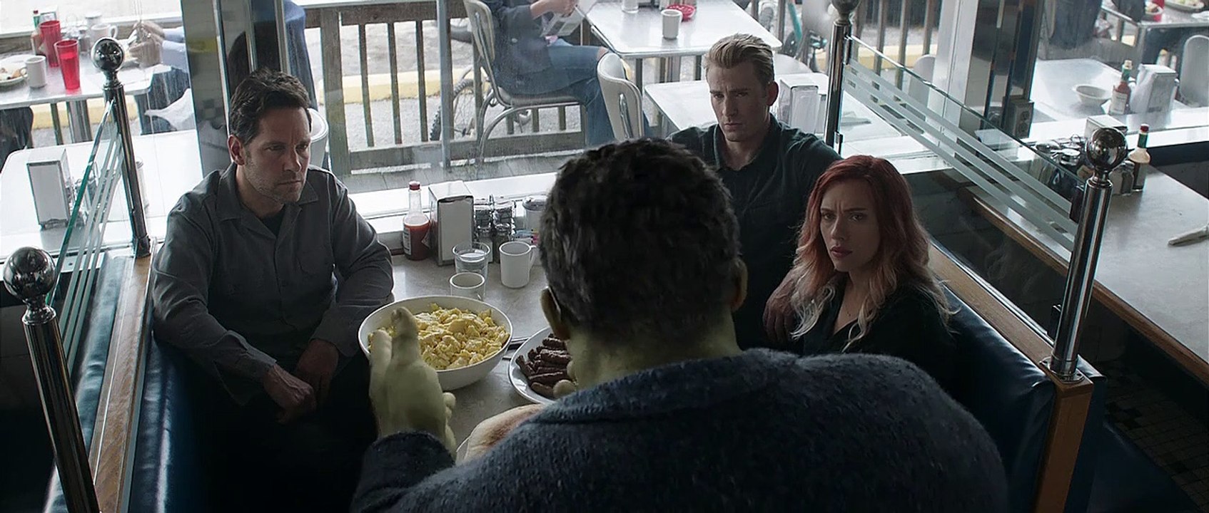 Avengers Meets Professor Hulk Scene Avengers Endgame