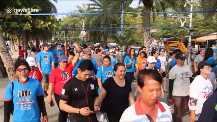 Anti-government protesters stage demos across Thailand