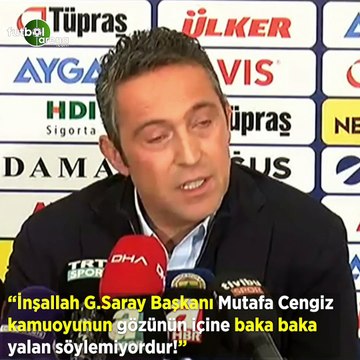 Ali Koç: İnşallah Mustafa Cengiz kamuoyunun gözünün içine baka baka yalan söylemiyordur