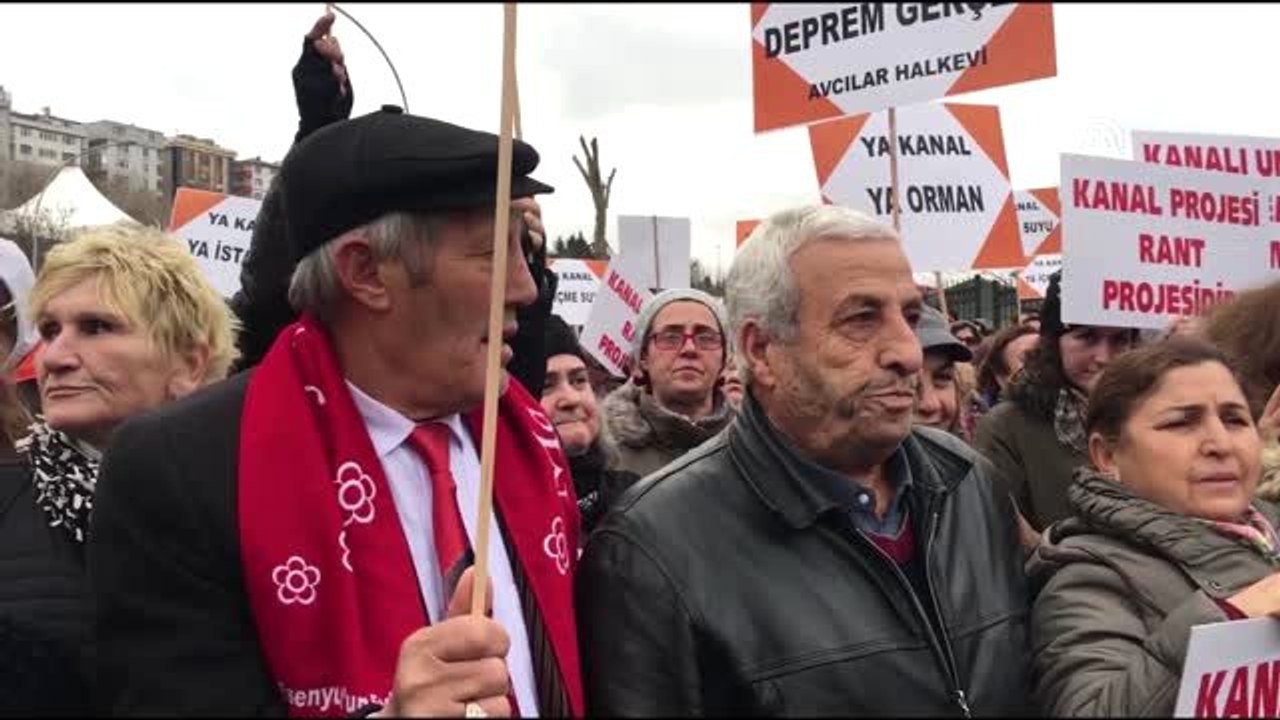 Kanal İstanbul'a "Hayır" demek için insan zinciri oluşturuldu (2)