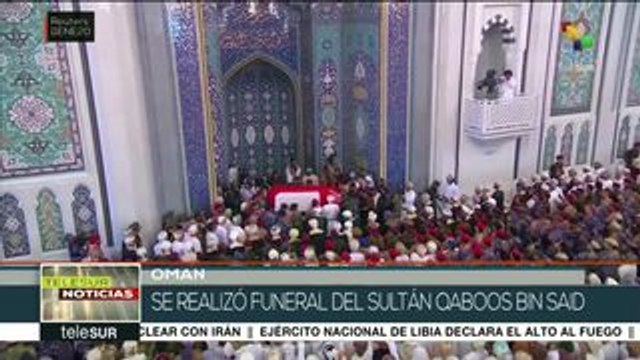 Omán realiza funeral del sultán Qaboos bin Said