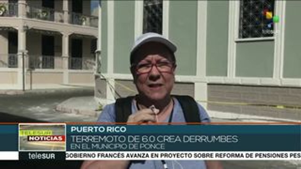 Puerto Rico registra nuevas réplicas tras terremoto de 6.7